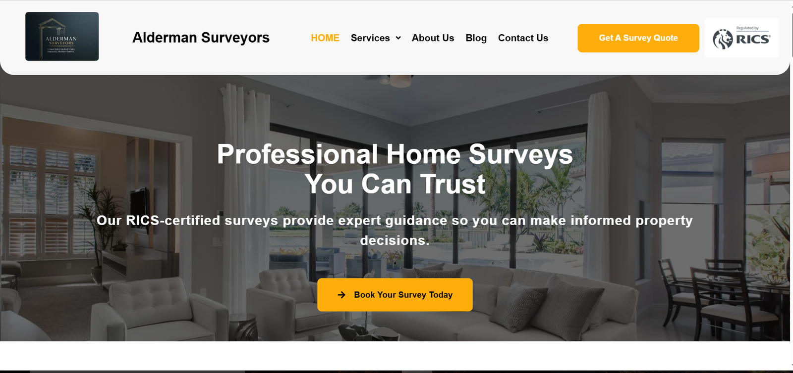 Alderman Surveyors Website