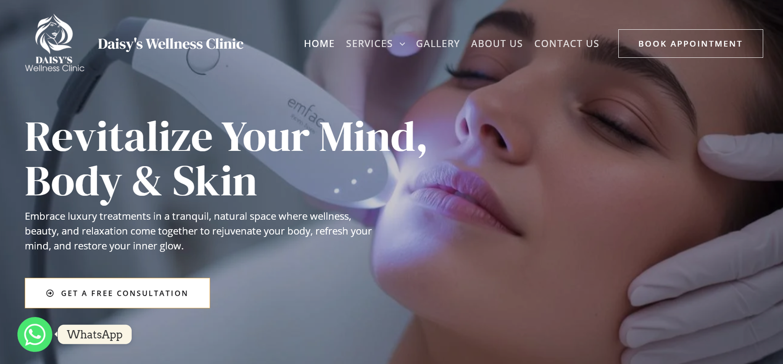 Daisy’s Wellness Website