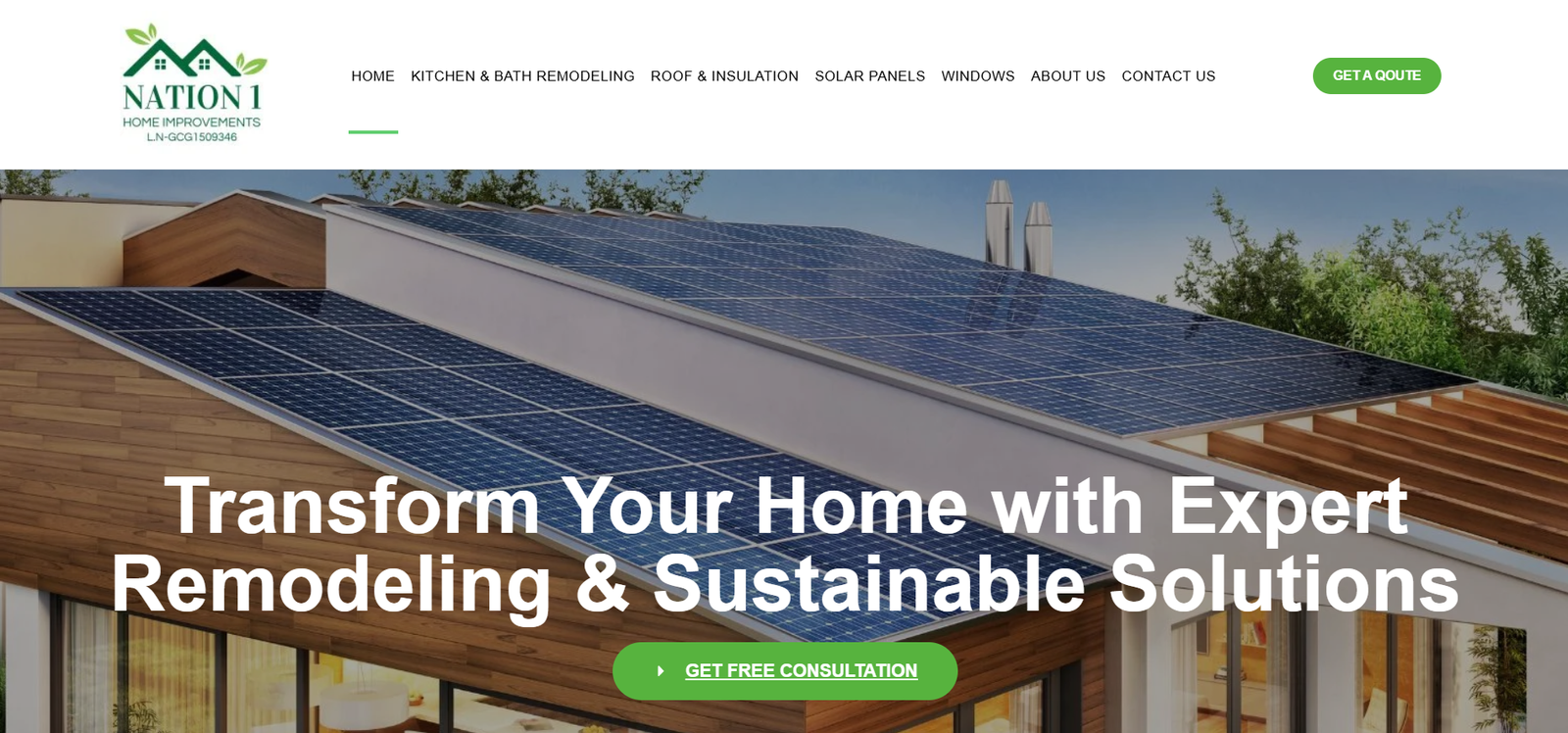 Nation 1 Services Website